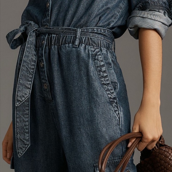 Anthropologie Cloth & Stone Utility Jumpsuit - Picture 7 of 12